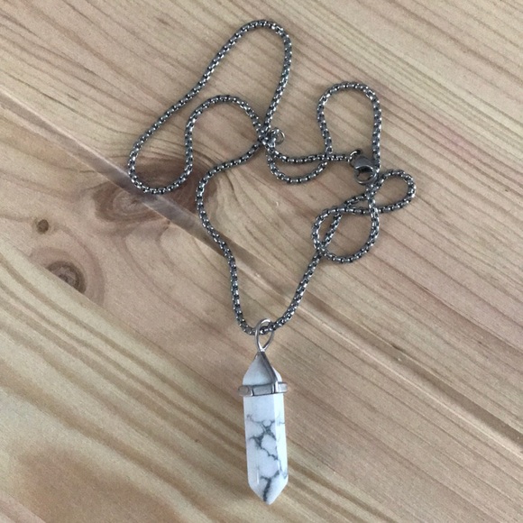 Cute marble pendant necklace - Picture 1 of 2